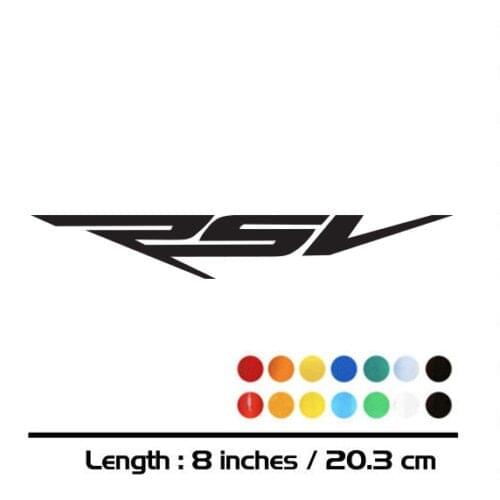 2 X New Sales motorcycle bike Fuel tank Wheels Fairing notebook Luggage helmet MOTO Sticker decals For Aprilia RSV