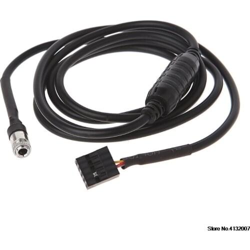 2021 Fashion Car Style 3.5mm AUX Input Mode Cable Female Dash Mountable Socket For BMW E46