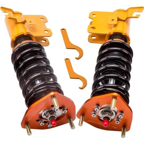 2x Front Coilovers Kits For Nissan S13 Silvia 240SX 89-93 Shock Absorbers Adjustable Damper Spring Struts