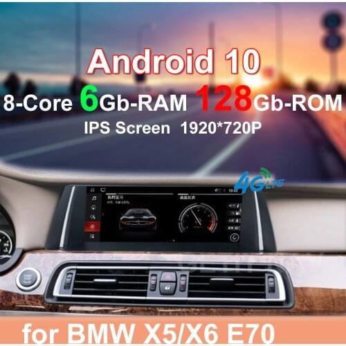 Android 10 128GB CARPLAY Car Radio Stereo Player GPS Navigation for BMW 7 series F01 F02 2009-2015 CIC NBT 4G WIFI