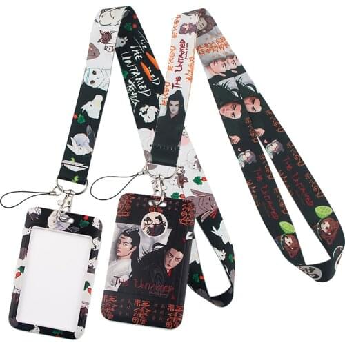 PF416 The Untamed mo dao zu shi bunny Gay Lanyards Keychain Badge Holder ID Card Pass Hang Rope Lariat Lanyard Key Chain Gifts