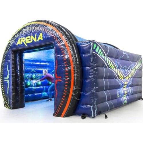 Hot sale lighting inflatable IPS arena interactive play system jumping bouncy castle tent