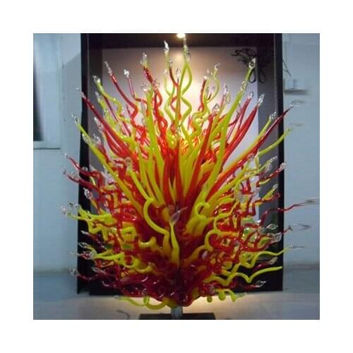 Hot Sales Fancy Hand Blown Glass Sculpture for Garden Hotel Large Project
