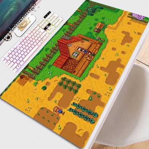 Pad Mouse Keyboard Gaming Desk Mause Gamer Mat On The Table Large Gamers Accessories Anime Deskpad Mouse Pad Stardew Valley Pad