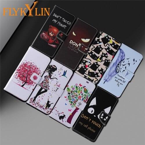 Painted Leather Phone Cases For Iphone 12 Mini 12 11 Pro Max X XR XS Max SE 2020 6 6S 7 8 Plus Magnetic flip Book Cover Fundas