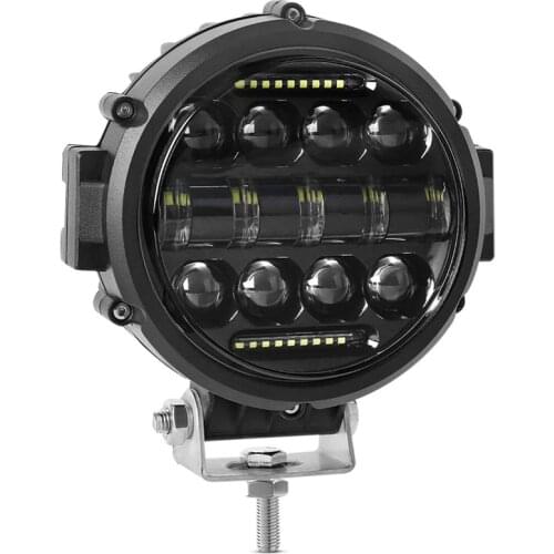 Round LED Work Light, 60W Flood Spot Combo Beam LED Light Daytime Running Light Off Road Driving Lights for Truck SUV