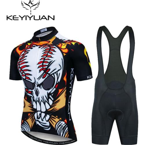 2021 Smmer Men Cycling Jersey MTB Shirt Bicycle Clothing Shorts Sets Ropa Ciclismo Bike Wear Clothes Maillot Culotte