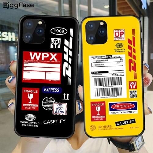 DHL Express Soft Case For iphone 12 Mini 11 Pro XS Max X XR 6 6S 8 7 Plus SE2020 Silicone Phone Cover Coque Fundas