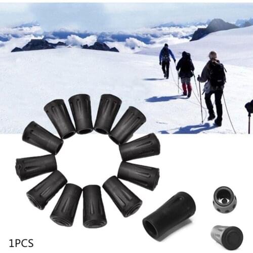 1Pcs 40mm Trekking Pole Tip Cover Feet For Hiking Poles Stick Anti-slip Protectors Smoothly Walking Go