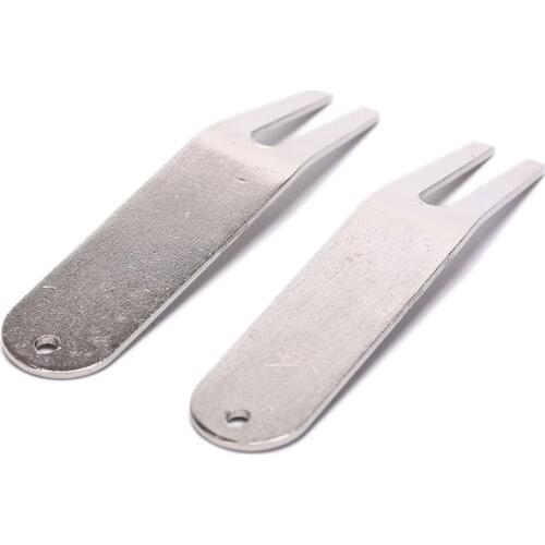 Stainless Steel Golf Divot Repair Switchblade Tool Pitch Magnetic Golf Pitchfork Putting Golf Training Groove Cleaner