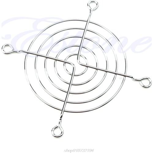 New Sale Metal 80mm PC Chrome Wire Fan grill / Cover / Guard Protector N06 20 Dropshipping