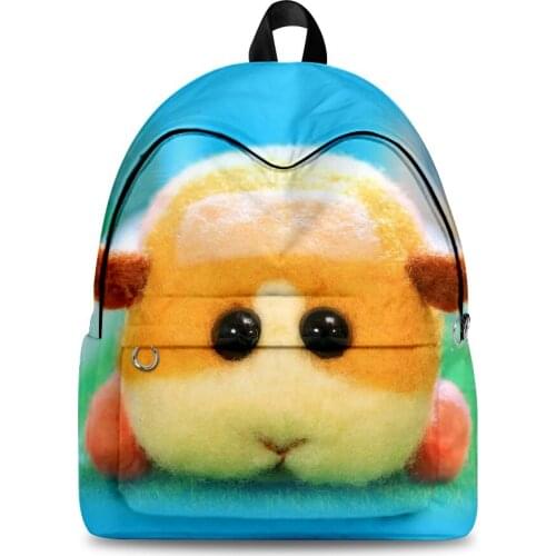 New Arrival 3D Anime PUI PUI Molcar/Guinea pigs Backpacks Men Women School Bags Travel Bags Teenage Notebook Backpack