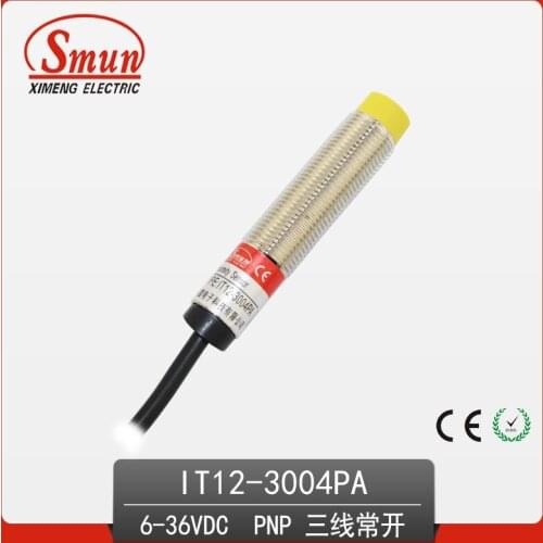 New inductive proximity switch sensor Non-flush type DC 6~36V PNP three wire normally open position sensor