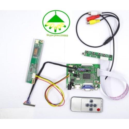 HDMI+VGA+AV IR Controller Driver Board DIY kit for LCD LTN154X3-L0D 1280X800 Free shipping