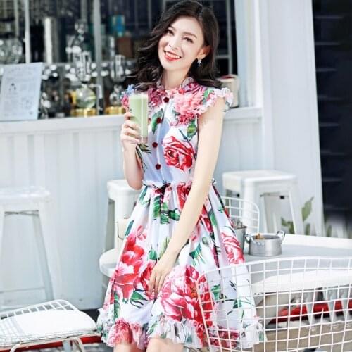 Floral Summer Dresses Qian Han Zi China