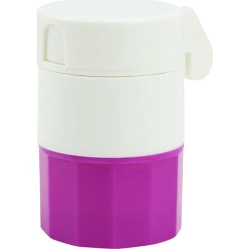 Newly Fashion Pill Medicine Crusher Grinder Splitter Tablet Divider Cutter 4 Layer Storage Box 8 9