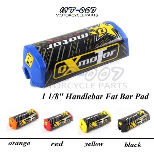 Motorcycle 1 1/8" Handlebar QX Fat Bar Pad Slider Grip For CRF RMZ YZF ATV Dirt Pit Bike MX Motocross Enduro