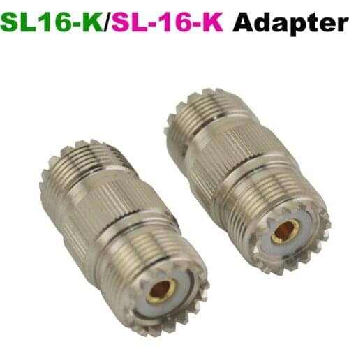 SL16-K (UHF SO239 Female)/SL16-J (UHF SO239 Male) jack RF Adapter