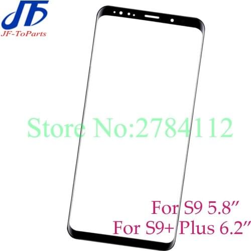 30Pcs Touch panel Replacement For Samsung Galaxy S9 G960 5.8" / S9+ Plus G965 6.2" black Front Outer Glass Lens Cover