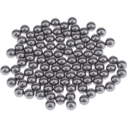 Pack of 100 5mm Smooth Stainless Steel Mini Paint Mixing Balls Accessories