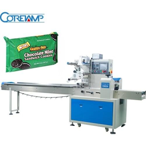 Sandwich Biscuit Flow Wrap Packing Machine