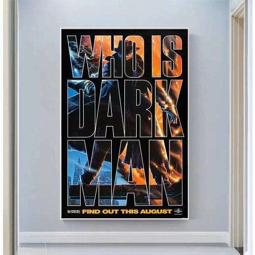 V0848 Darkman (3) Vintage Classic Movie Wall Silk Cloth HD Poster Art Home Decoration Gift