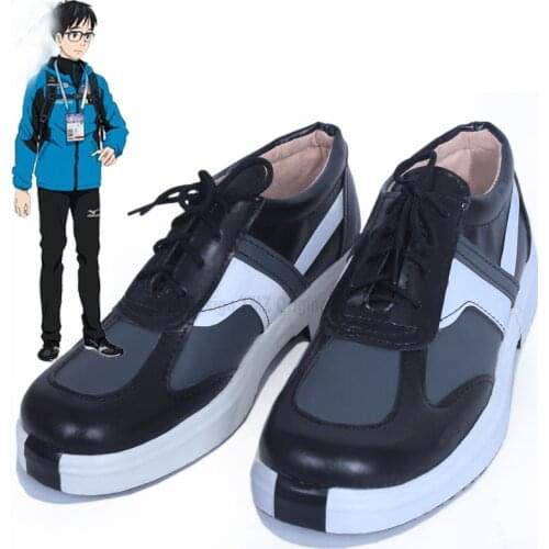 Yuri On Ice YURI!!!On ICE Katsuki Yuuri Cosplay Shoes Boots Halloween Cosplay Costume Accessories