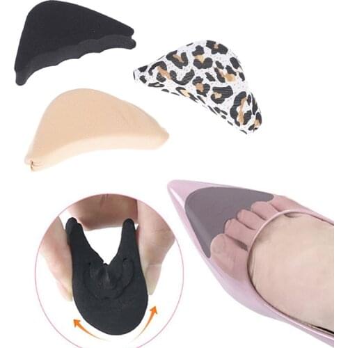 1 Pair Forefoot Insert Pad For Women High Heels Toe Plug Half Sponge Shoes Cushion Feet Filler Insoles Anti-Pain Pads