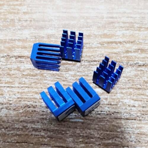 5pcs/lot 3D Printer Parts A4988 DRV8825 LV8729 TMC2100 TMC2208 Stepper Motor Driver Module Heat sinks Cooling Block Heatsink