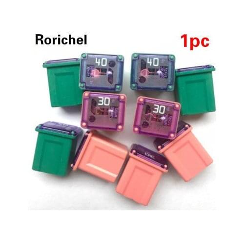 Rorichel 1pc automotive for PEC insurance film car square fuse LPJ short section 20A 30A 40A 50A 60A