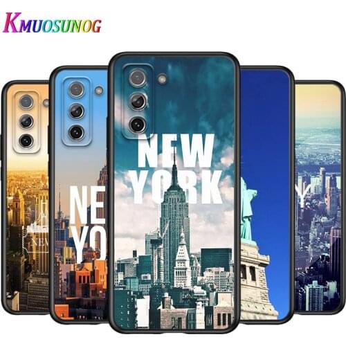 New York City for Samsung Galaxy S21 Note 20 S20 FE Lite Ultra 10 9 8 Pro S10E S10 5G S9 S8 S7 S6 Plus Phone Case