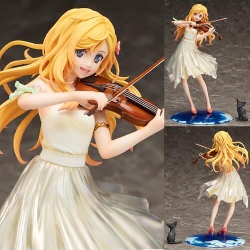 High quality version Japanese original anime figure Your Lie in April Miyazono Kaori action figure collectible model toys