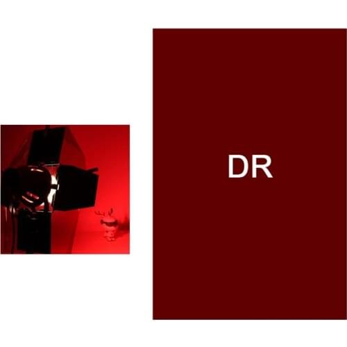 40GD Filter Paper Photo Gels Color Stage Lighting Redhead Red Head Light Strobe Flashlight Wooden