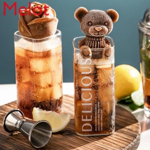 Ice Tray Ice Hockey Mold Ice Artifact round Ice Freezing Box Silicone Refrigerator Creative Whiskey