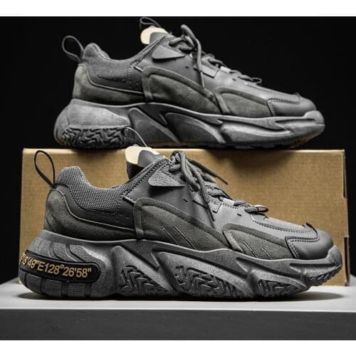 Men Shoes Mens Casual Shoes Male Mesh Sneakers Classics Man Leisure Shoes Fashion Comfortable Flats Sock Shoes Thick Sole Suede