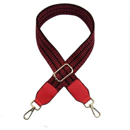New Colored Belt Bags High Quality Accessories For Women Rainbow Adjustable Shoulder Hanger Handbag Straps Decorative Strap Obag