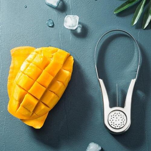 Mango Cutter Watermelon Slicer Cutter Eco-friendly Rust-proof Stainless Steel Kiwis Mango Cutter Machine Vegetable Tools