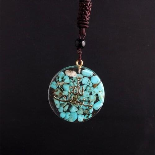 Orgone Energy Pendulum Natural Stone Crystal Pendants High Quality Necklace Gathering Wealth Brings Good Luck Woman Necklaces