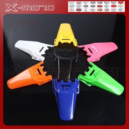 Motocycle Plastic Mudguard Cover For HONDA CRF50 XR50 Dirt Pit Bike Rear for Fender Red Blue Black White Green Orange Yellow