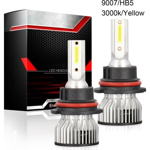 Yellow White Fog Light Bulbs Car Driving Lamp LED Headlight 3000k 4000LM High Quality Supplies Universal Fit H7 12V 6000K 8500LM