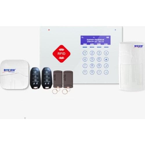 Rifd Tag Touch Screen App Remote Control GSM Alarm System