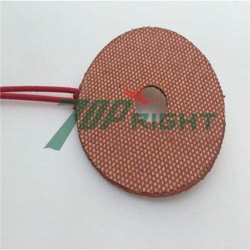 ID14mm OD63mm 110v Silicone heater pad Flexible Silicone Rubber Heat Resistant Mat, free shipping