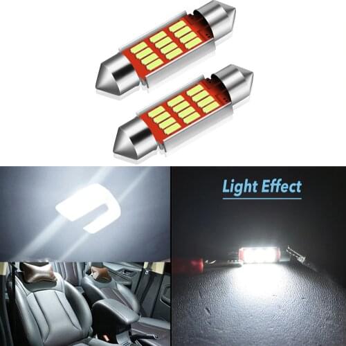 2pcs C5W Led Canbus 36mm Festoon Led Bulb Error Free Bulb for Ford Focus 2 3 1 mk2 mk3 Fiesta Mondeo mk4 mk5 Led Interior Lights