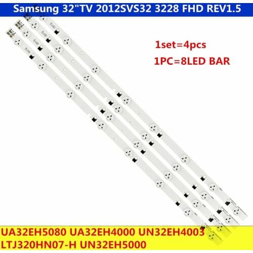 LED backlight strip 8 lamp for Samsung 32"TV 2012SVS32 3228 FHD REV1.5 UA32EH5080 UA32EH4000 UN32EH4003 LTJ320HN07-H UN32EH5000