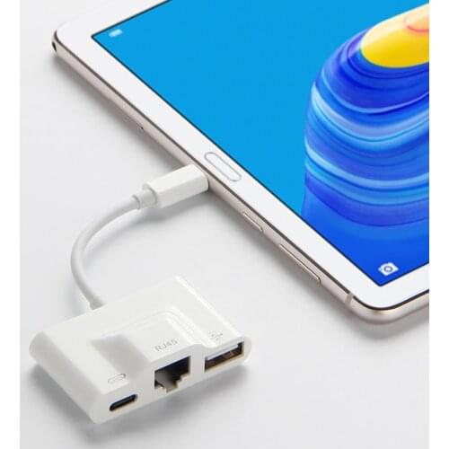 HUWEI OTG USB C HUB Adapter Converter For Lenovo Tab P11 Pro TB-J706F Tab P11 J606 Tablet Type C hub dock Connect keyboard mouse