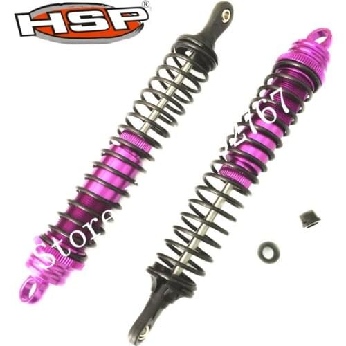 HSP 81002 Rear Shield Shock Absorber Alloy Aluminium 140MM For Nitro 1/8 Scale Models RC Car Buggy Himoto