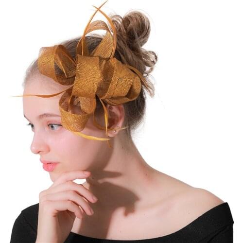 Women Wedding Charming Fascinator Hair Clips Ladies Hair Accessories Formal Dress Party Dinner Headwear Nice Headdress Bride