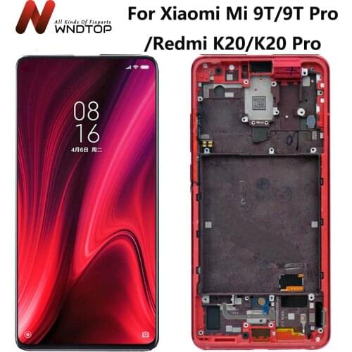 6.39" TFT LCD For Xiaomi Redmi K20 PRO Display Touch Screen Frame Digitizer Assembly For Xiaomi Mi 9T PRO LCD Screen