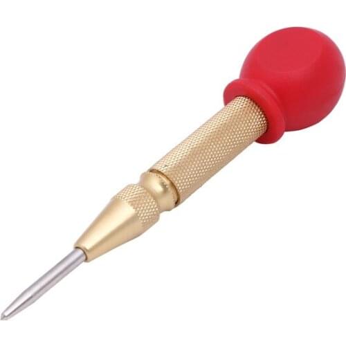 1Pc HSS Center Punch Stator punching Automatic Center Pin Punch Spring Loaded Marking Drilling Tool With Protective Sleeve