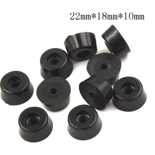 10PCS/Lot Black Plastic Furniture Chair Leg Caps PVC Plastic Feet Protector Pads 5 Syles Furniture Table Covers Round Bottom
